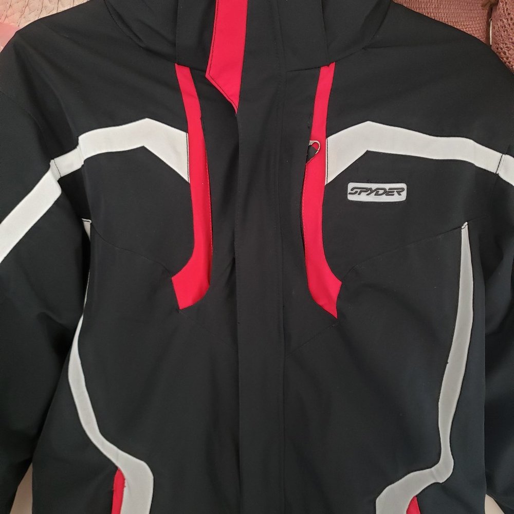 Spyder Ski Jacket Boys Size 20 - Picture 2 of 5